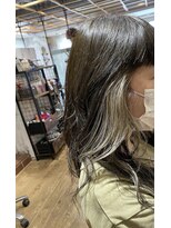 クラップス 京急富岡(CLAPS)&nbsp;ミルクティーベージュダブルカラーインナーカラーケアブリーチ