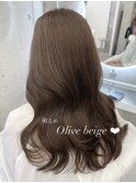 柔らかい透明感カラー＊明るめオリーブベージュ【木南育】