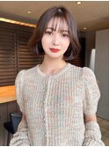 【岐阜】内巻き韓国ボブ/顔周りレイヤーカット/髪質改善