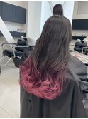 ネオンピンクグラデーションカラー