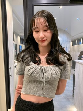 ユニコ(unico) 韓国風ヘア/オリーブグレージュ