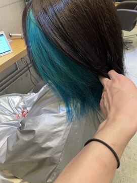 テーラヘアー 牛久店(TELA HAIR) ターコイズカラー