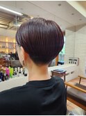 耳かけツーブロックショート