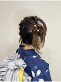 ◆〈着物〉ヘアセット【いわき髪質改善オージュアサロン】