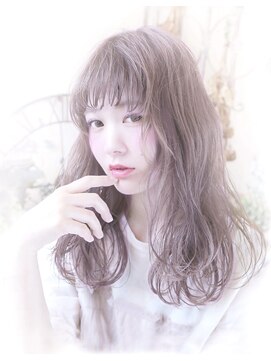 メル(Mer) ☆デザインカラーで可愛くラベンダーグレージュ☆