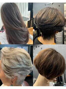 フント ウント ダーメ(Hund und Dame)の写真/【★特殊技術カットでブロー不要★】カットはお任せください。似合う髪型、理想のスタイルが叶います!