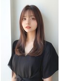 【ロングヘア　前髪あり　韓国ヘア#17】#渋谷駅#韓国#髪質改善