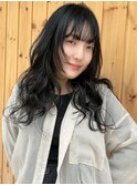 【buZon ブゾン】顔まわりレイヤー×ルーズウェーブ
