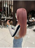 ブリーチ2回でできるハイトーンピンク(^^)