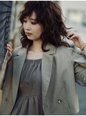 ゆるふわパーマミデイアム癖毛風大人パーマ３０代４０代５０代