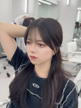 アマトウキョウスマートサロン(AMA TOKYO×Smart Salon) くびれミディ/トレンド韓国ヘア/くびれ巻き/レイヤーカット