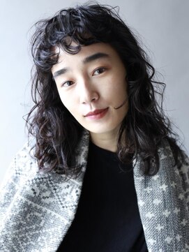 フリップビーアヴェダ(FLIP B AVEDA) 本八幡×黒髪×ナチュラルラフパーマ