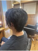 緩めパーマ