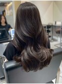 黒髪/クラゲヘアー/小顔/ココアベージュ/髪質改善/栄/栄駅b362