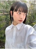 無駄のない洗練ストレートボブ