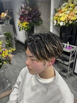 リイ(Lii)&nbsp;メンズ　ショート　センターパート