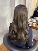 ロンドカスティーヨ 四日市(Lond castillo)&nbsp;【松田】ブリーチ無しダブルカラーで叶うオリーブベージュ