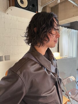 パーク(PARK) メンズボブパーマスパイラルウェービーニュアンス