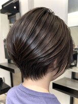 フリック 京都河原町店(FLICK) ★ナチュラルショート/シャギーショート/ダークグレージュ/京都