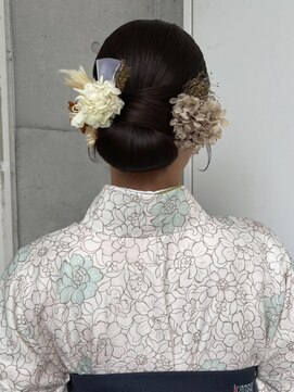 スタジオカラー(Studio Color) タイトシニヨン×袴のお着付け