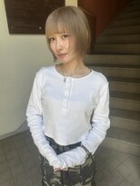 コレットヘアー ザモリオカ(Colette HAIR the MORIOKA)&nbsp;milktea beige×short wolf