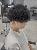 立体感！波巻きパーマスタイル