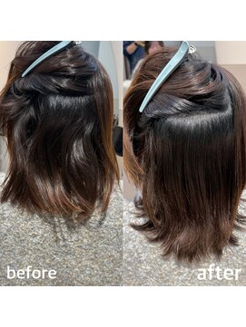 リブ(LIV) 毛先を活かす髪質改善縮毛矯正ミディアム