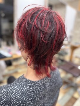 ヘアーメイクスタジオ ライフセカンド(HAIR MAKE STUDIO LIFE 2ND) レッドウルフ