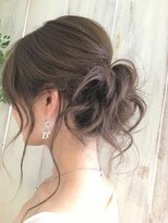 【AnFyeforprco】無造作シニヨンパーティーヘア♪♪