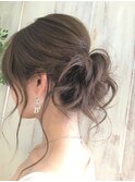 【AnFyeforprco】無造作シニヨンパーティーヘア♪♪