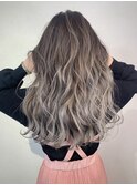 シルバーアッシュバレイヤージュ