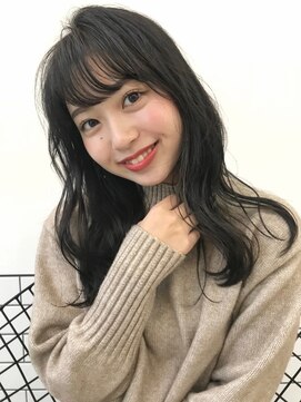 エマエコル(Emma ecole) Emma ecole シースルーバング×ゆるふわデジパ　by.高橋