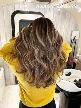 エイジア ユナイテッド バーン(ASIA UNITED BURN) ◆ASIA◆ highlight shadow roots