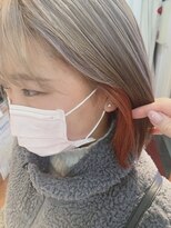 テトラ バイ ネオリーブ 横浜西口店(tetra by neolive)&nbsp;全体ワンブリーチで作る個性派カラー