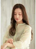 ロングヘアでもふわふわに♪好感度◎ナチュラルカール