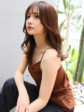 ロエナ(ROENA) 20代30代40代50代大人デジタルパーマ外ハネボブペールベージュ