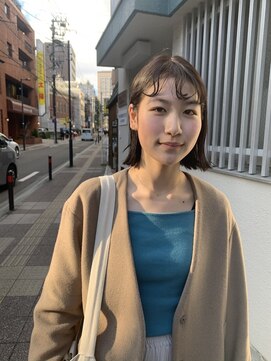 デイジーロータス(DAISYLOTUS) 【ケイ】前髪パーマ切りっぱなしボブ