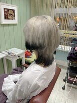 パワーオブヘアーセイカ(Power of Hair Seika) 裾カラー×ホワイト＆ブラック！