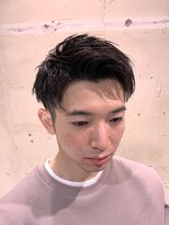 フランクスバーバーザスタンド(Frank’s barber the stand)&nbsp;メンズナチュラルツーブロックショートアップバングF