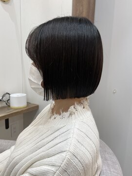 シア 新越谷店(SHEER) 【kenta】切りっぱなしワンレンボブ
