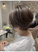 ハイライト×オリーブグレージュ