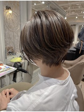 ティエル(TieLu) ハイライト×オリーブグレージュ