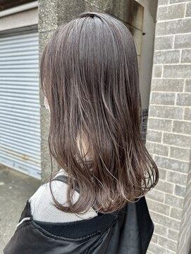 アート(a-to) 【a-to新里】ミルクティグレージュ/グラデーション/ミディ