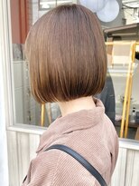 ジェムヘアスタジオ 湘南平塚南口店(Gem Hair Studio) Gem Hair Studio 姉崎 ぱつっとボブ/アッシュベージュ