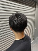 ツーブロアップバング