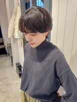 レトン 銀座(leton)&nbsp;ショートパーマ/マッシュウルフ/黒髪ショート/似合わせカット