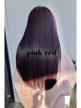 シャルムバイケンジ(Charm.by KENJE) 【ピンクレッド】銀座/似合わせカット/トリートメント/カラー