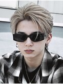 ハイトーンブリーチ韓国センターパートウルフ