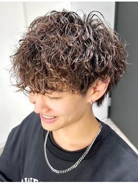 ビューネオ(VIEW NEO) マッシュショート/波巻きスパイラル/メンズパーマ/谷町四丁目/