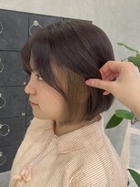 ザザ シンジュク(ZA/ZA shinjuku) ボブ×イヤリングカラー